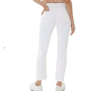 KanCan White Ripped Straight Skinny Jeans size 26 EUC